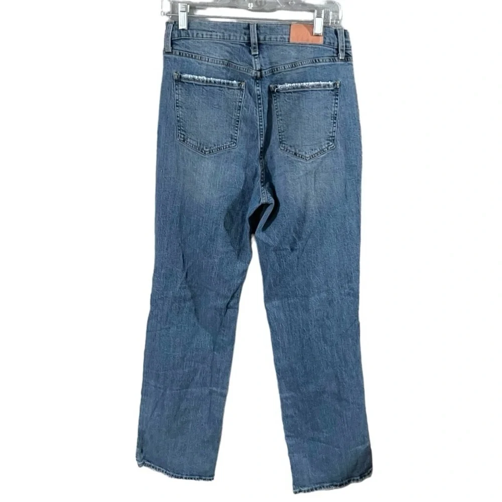 EIC Pistola Size 29 High Waist Denim Jeans Distress Raw Hems Women's RN # 85555